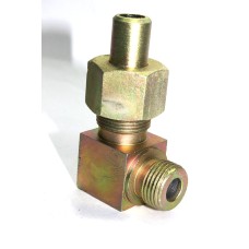 MS Weldable Elbow Male Stud Couplin Parallel Hydraulic Connector With Welding B Nipple 90* Bend